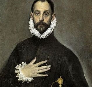 The Nobleman With his Hand on his Chest by El Greco
