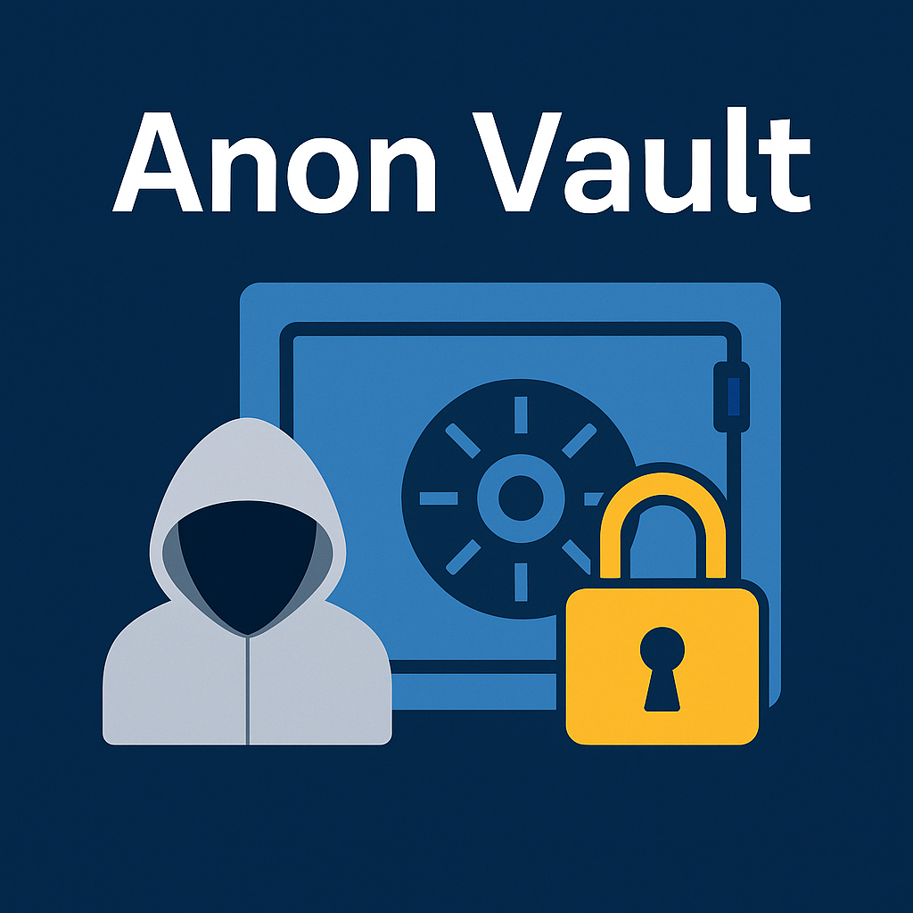 Anon Vault: The New Way to Store Your Data in Total Privacy