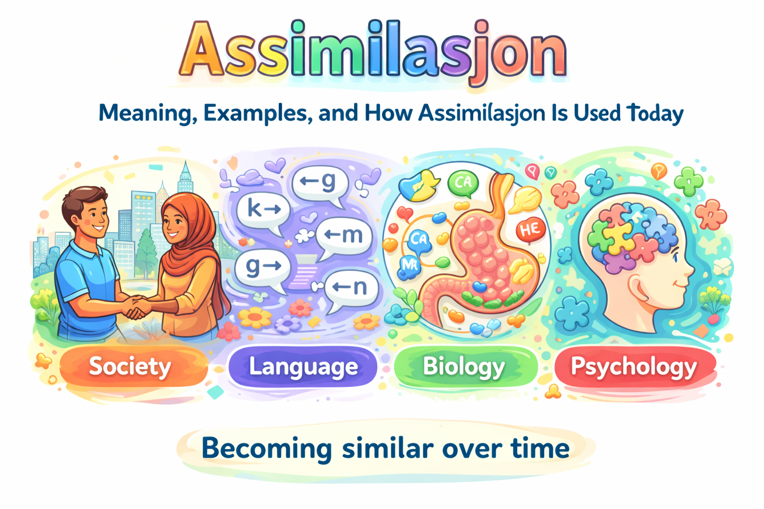 Assimilasjon: Meaning, Examples, and How Assimilasjon Is Used Today