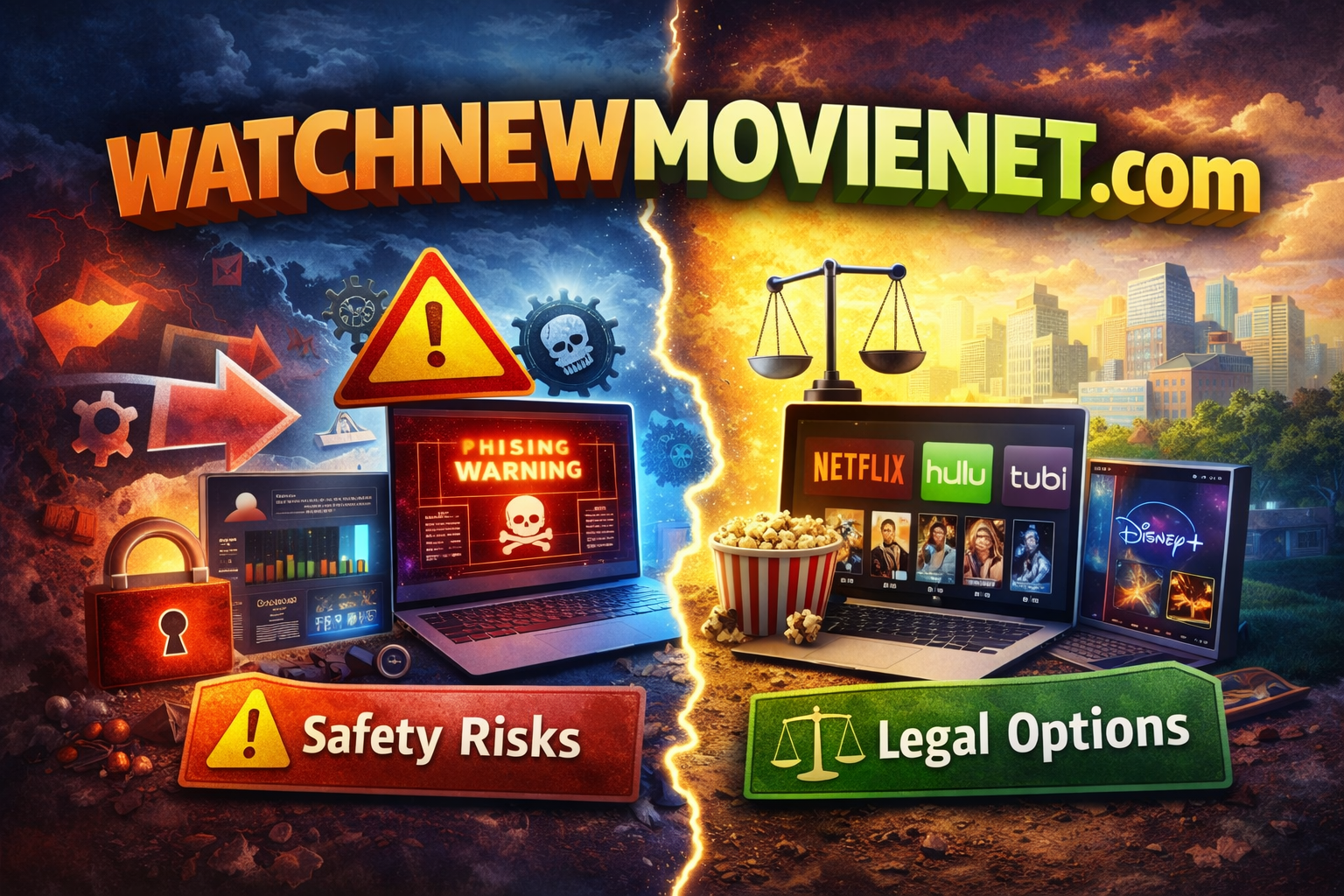 WatchNewMovieNet com Explained: Safety, Risks, and Legal Options