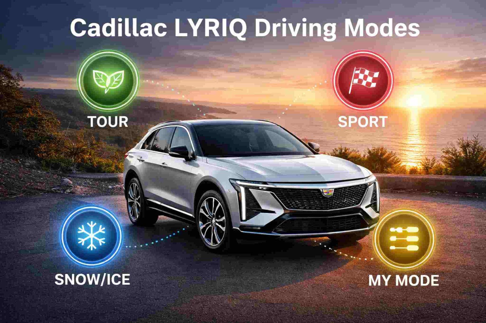 Do the Driving Modes in the Cadillac LYRIQ Offer Different Range or Battery Use?